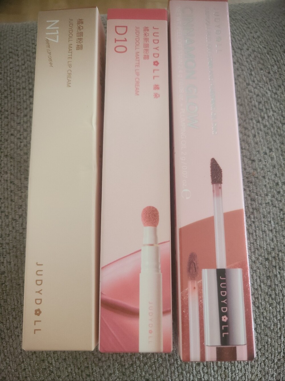 Judy Doll Lip Creams and Plumping Oil (Bundle of 3), NIB